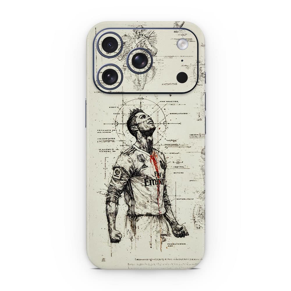 Iphone 17 pro ronaldo 3d skin wrapitskin