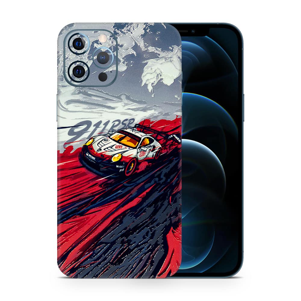 Iphone 12 pro 911 rsr 3d skin wrapitskin