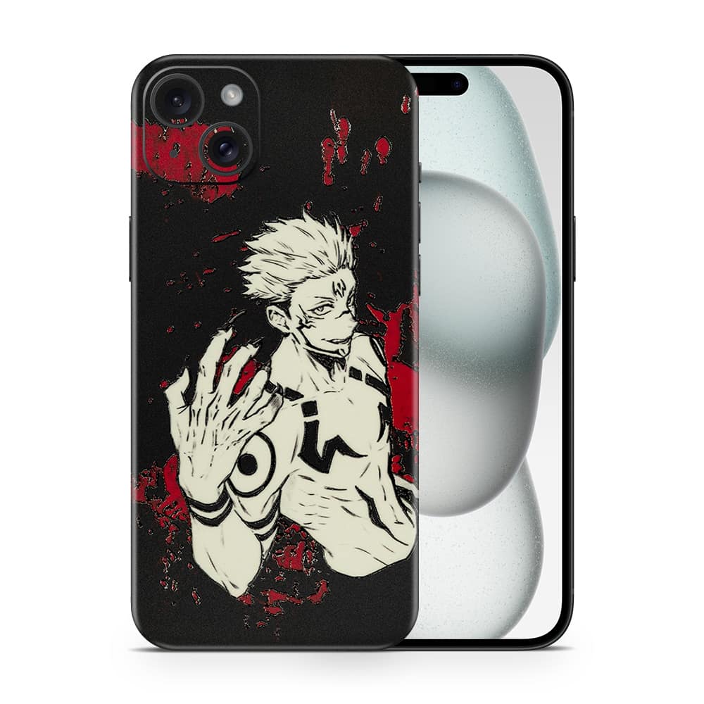 Iphone 15 plus ryomen sukuna 3d skin wrapitskin