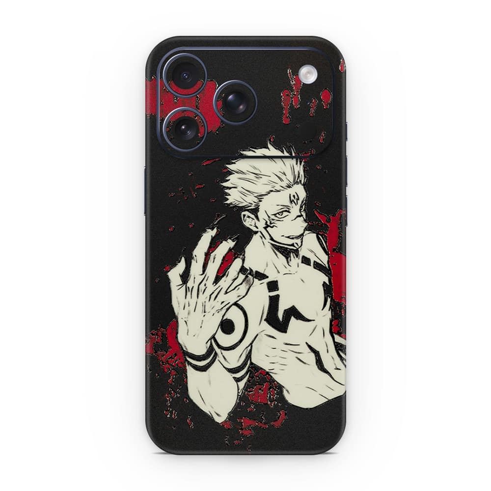Iphone 17 pro ryomen sukuna 3d skin wrapitskin