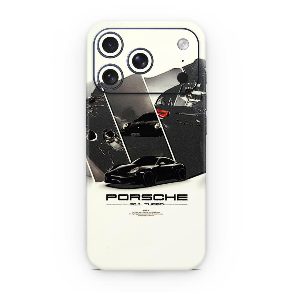 Iphone 17 pro porsche 911 turbo 3d skin wrapitskin