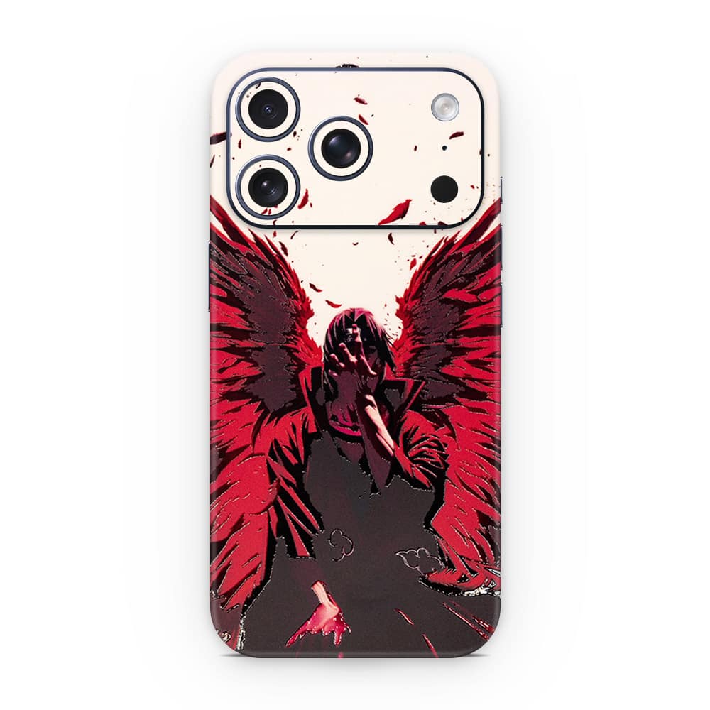 Iphone 17 pro crimson angel 3d skin wrapitskin