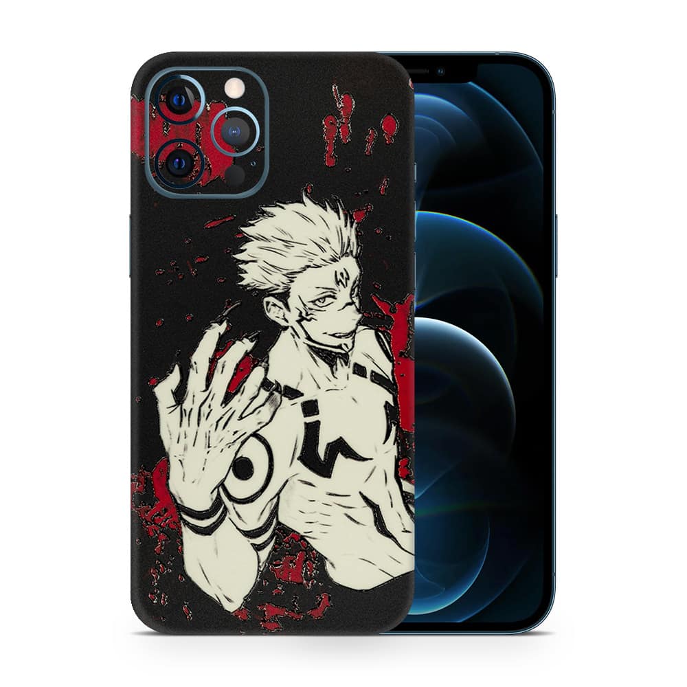 Iphone 12 pro max ryomen sukuna 3d skin wrapitskin