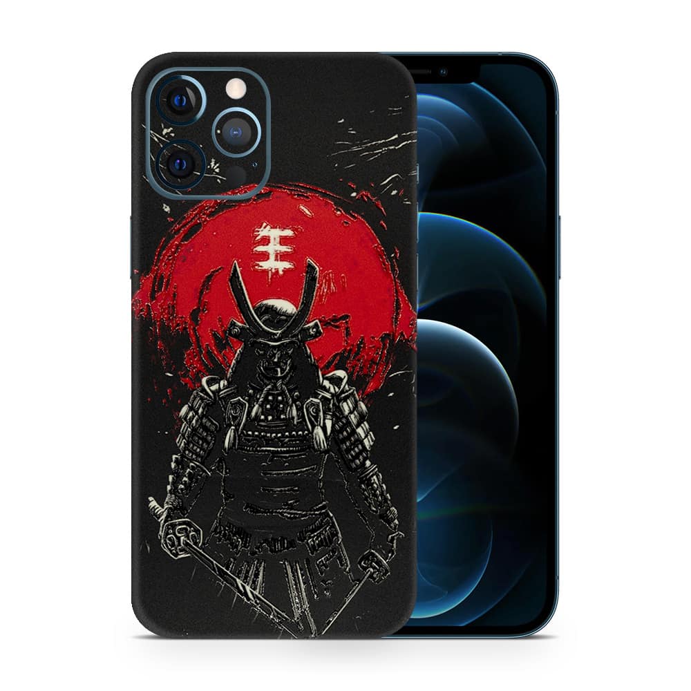 Iphone 12 pro max samurai 3d skin wrapitskin