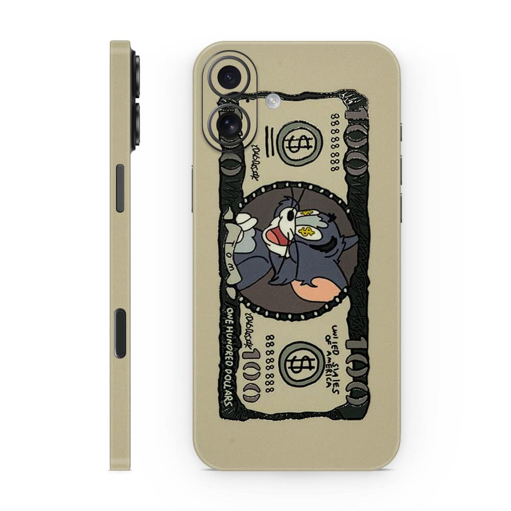 Iphone 16 plus tom dollar 3d skin wrapitskin