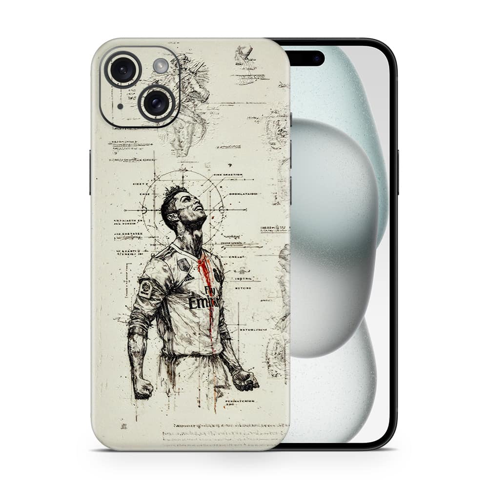 Iphone 15 ronaldo 3d skin wrapitskin
