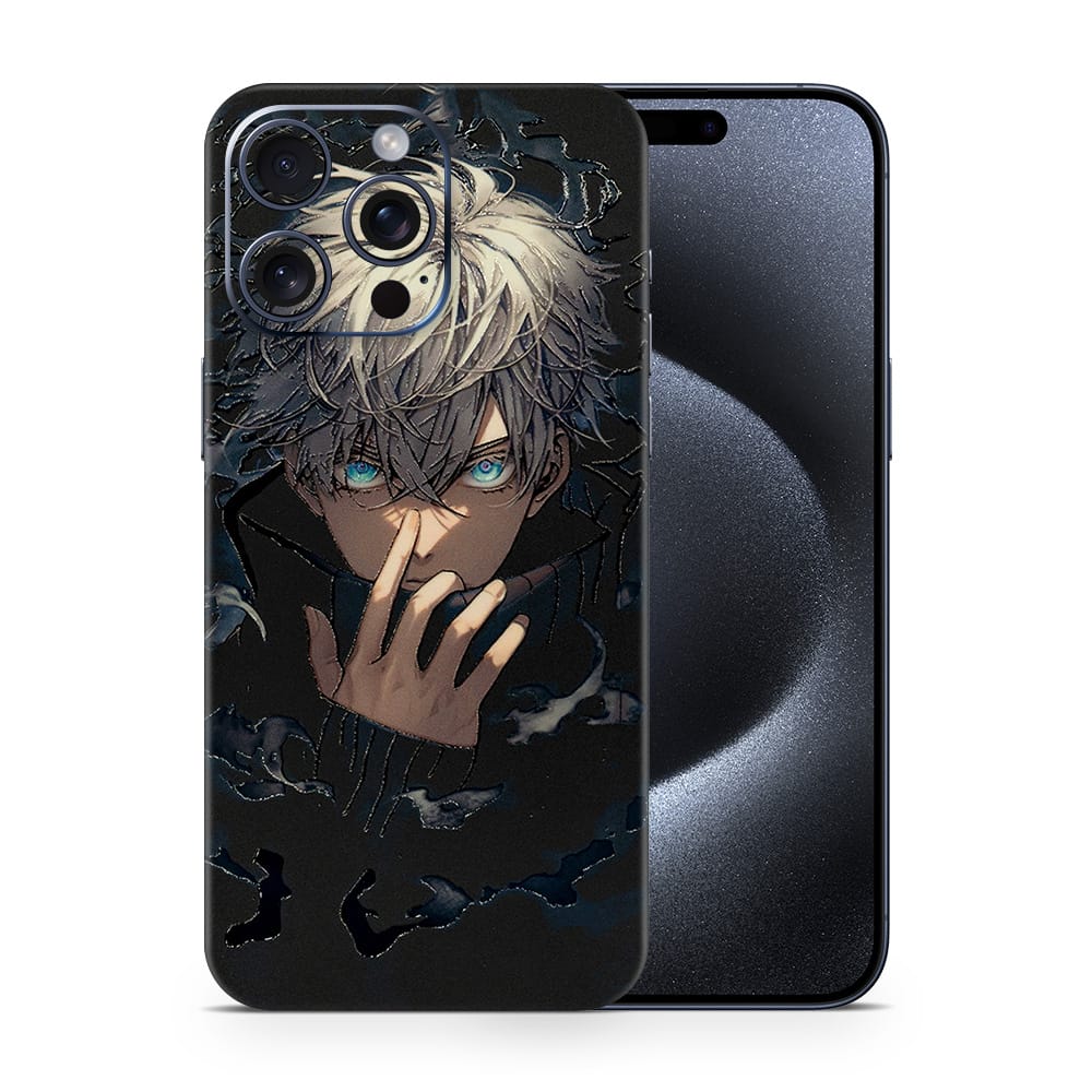 Iphone 15 pro max satoru gojo 3d skin wrapitskin