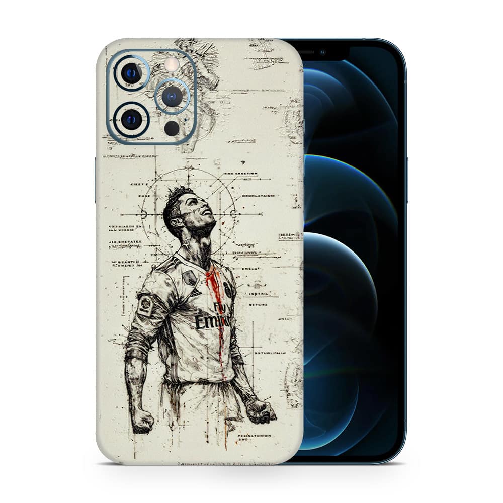 Iphone 12 pro ronaldo 3d skin wrapitskin
