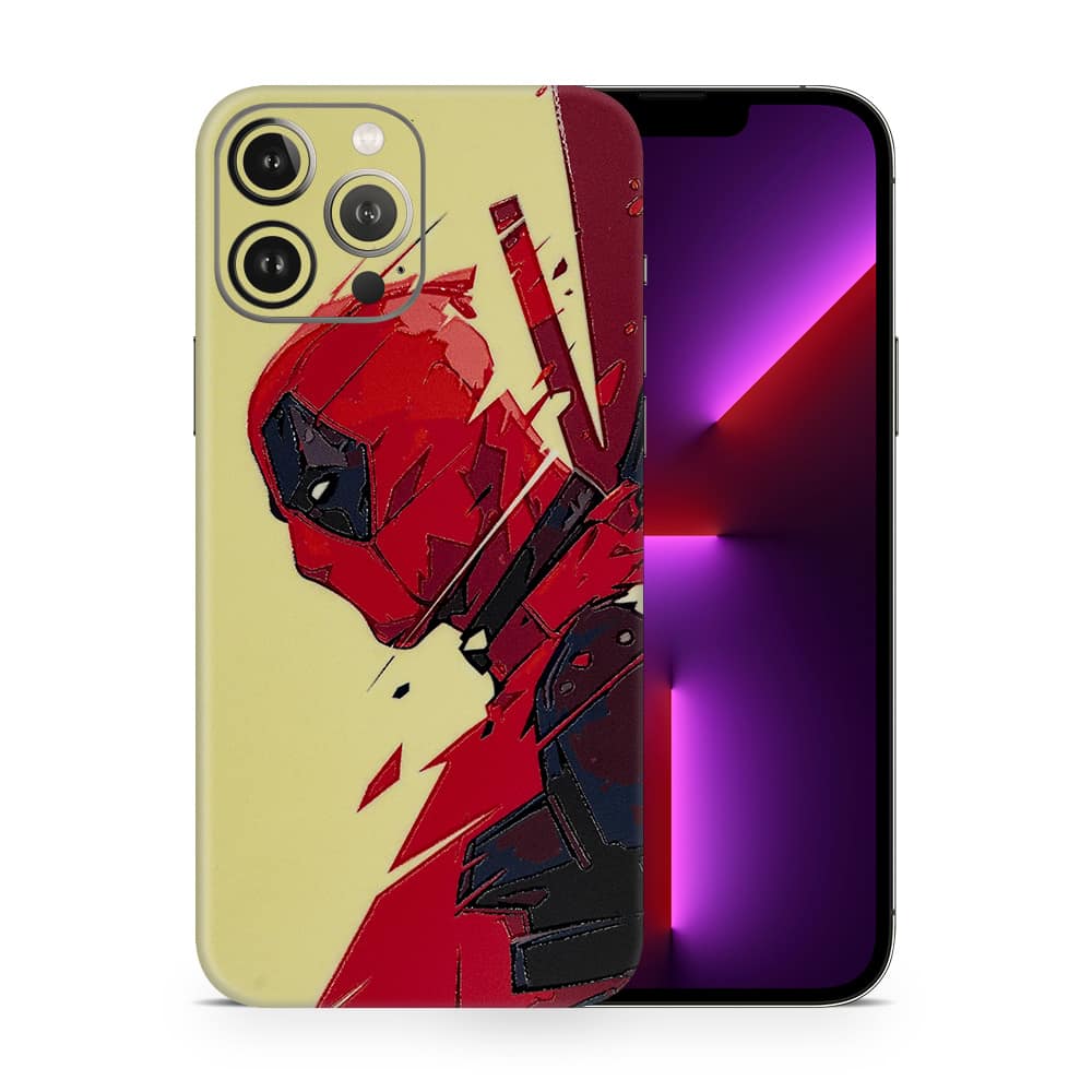 Iphone 13 pro max deadpool art 3d skin wrapitskin