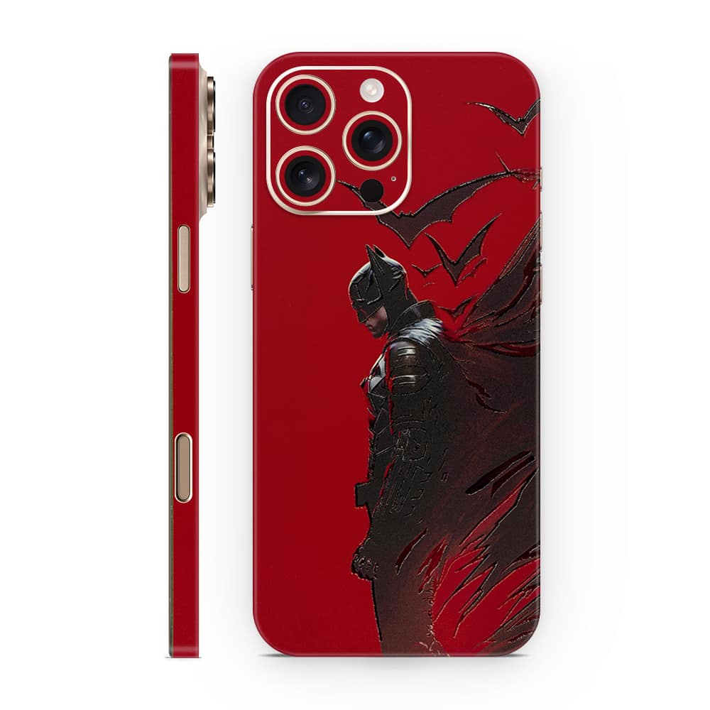 Iphone 16 pro max red knight 3d skin wrapitskin