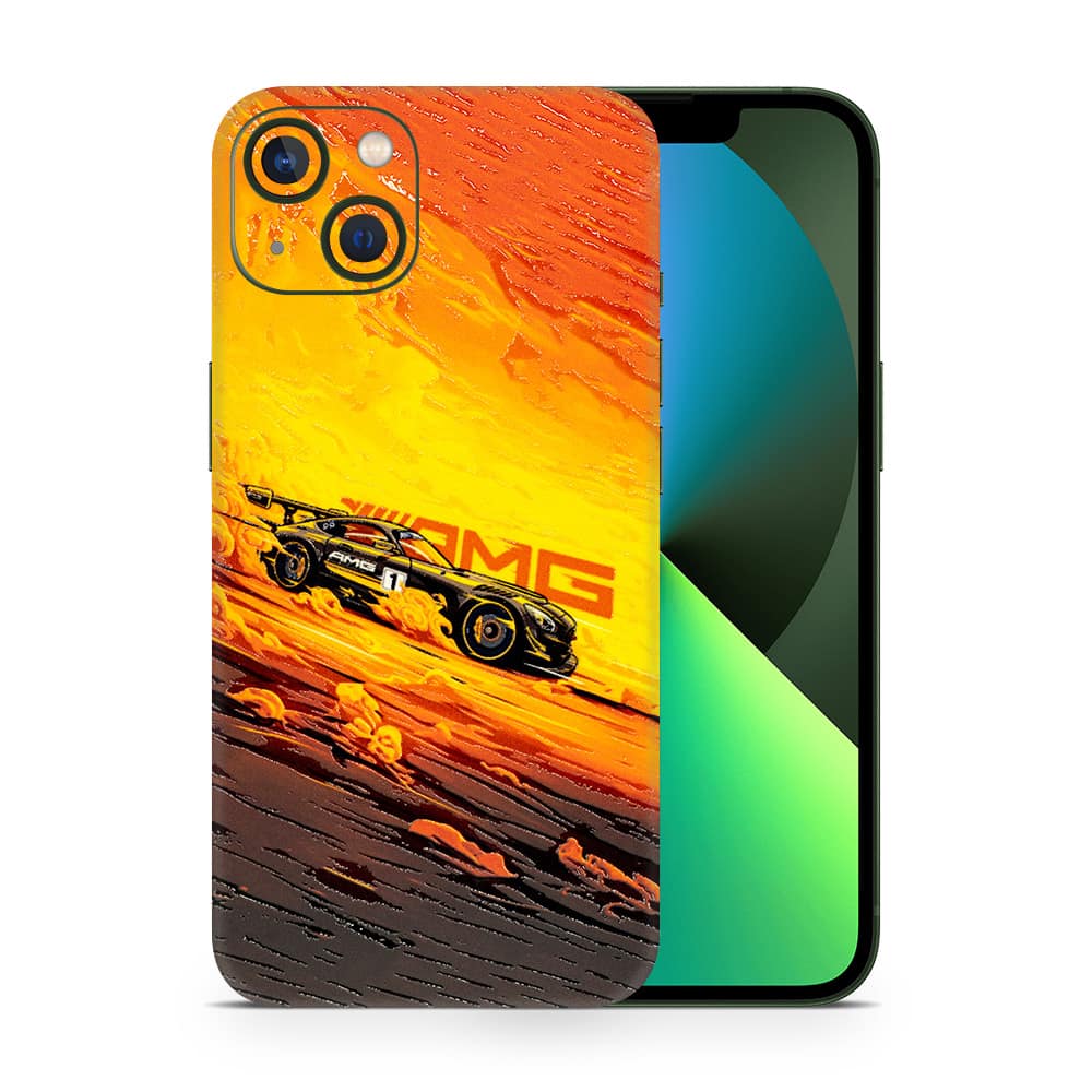 Iphone 13 mini mercedes amg 3d skin wrapitskin
