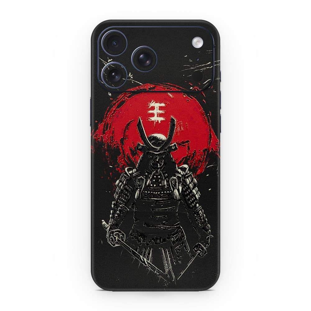 Iphone 17 pro max samurai 3d skin wrapitskin