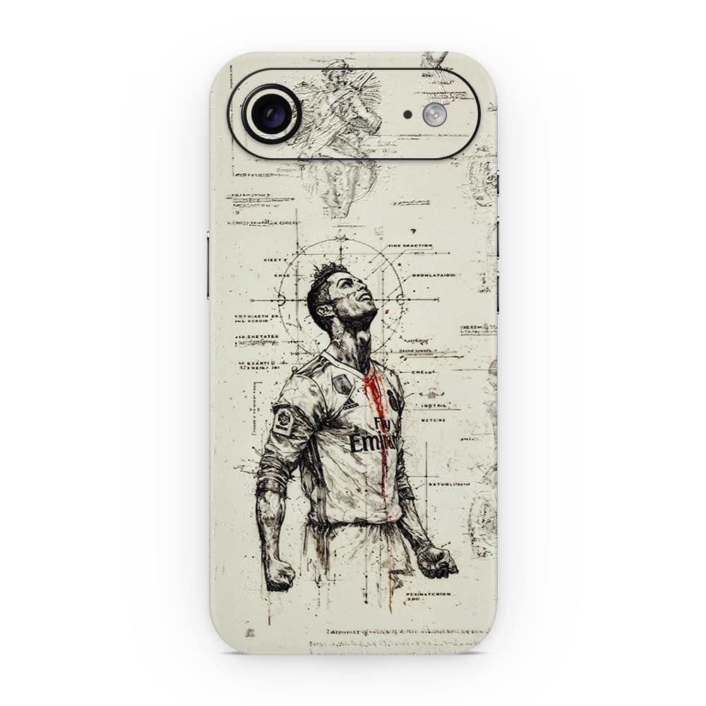 Iphone air ronaldo 3d skin wrapitskin