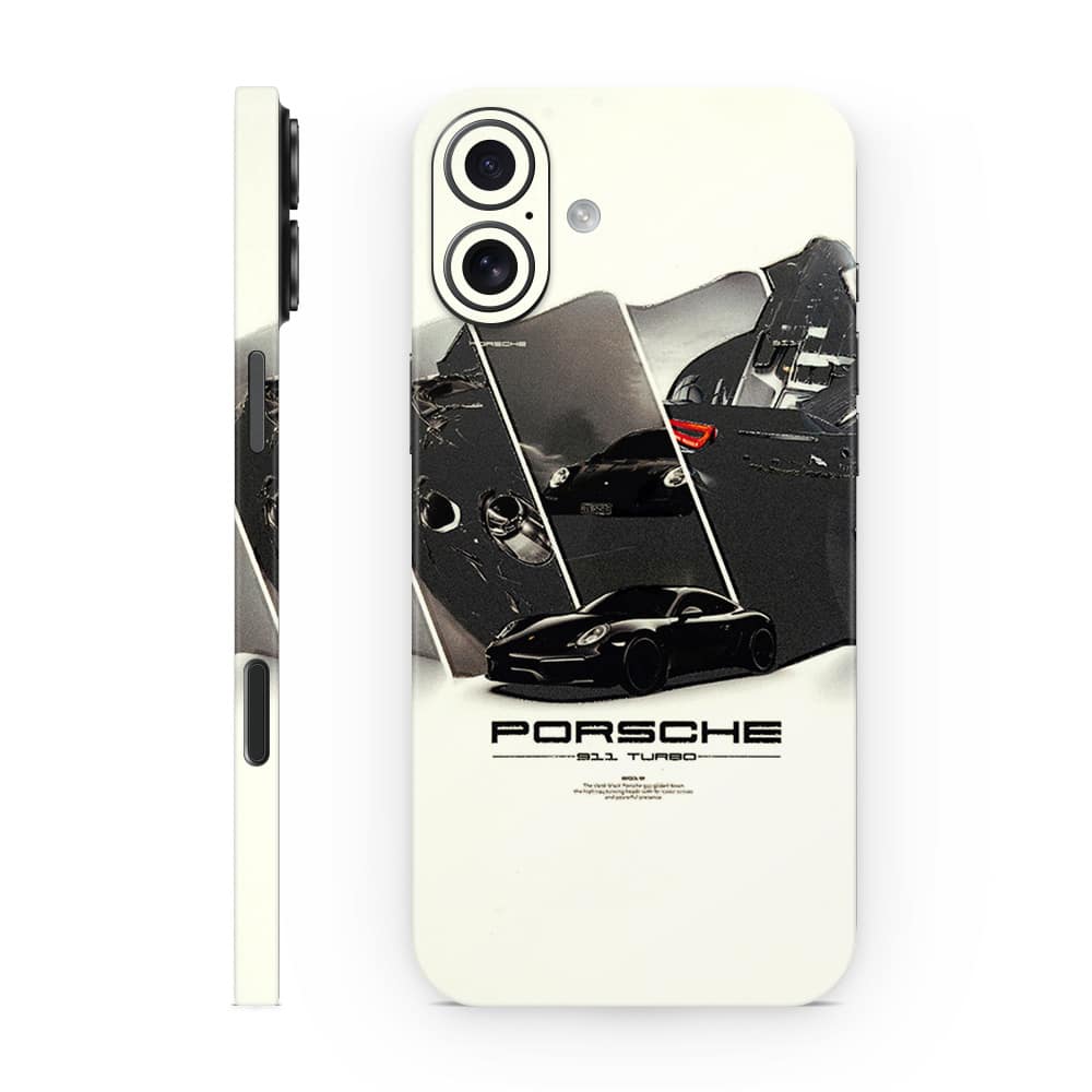Iphone 16 plus porsche 911 turbo 3d skin wrapitskin
