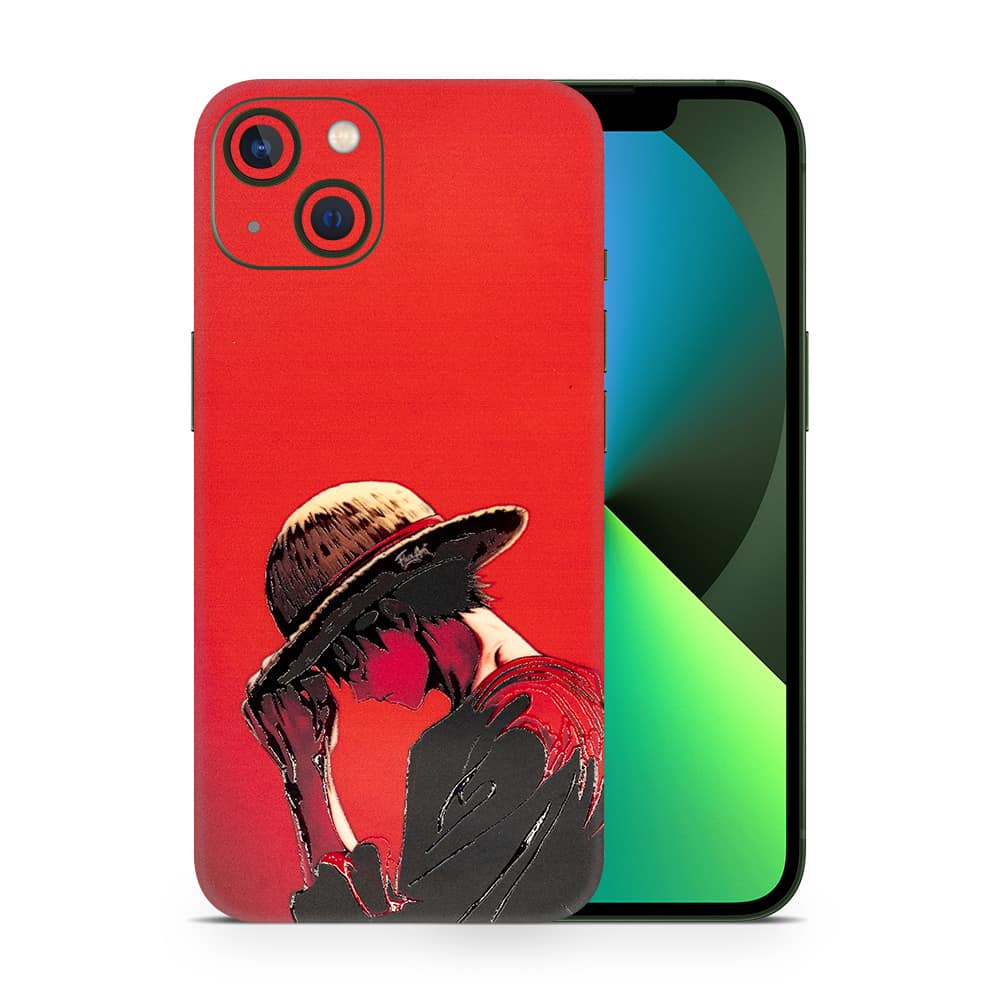 Iphone 13 mini straw hat 3d skin wrapitskin