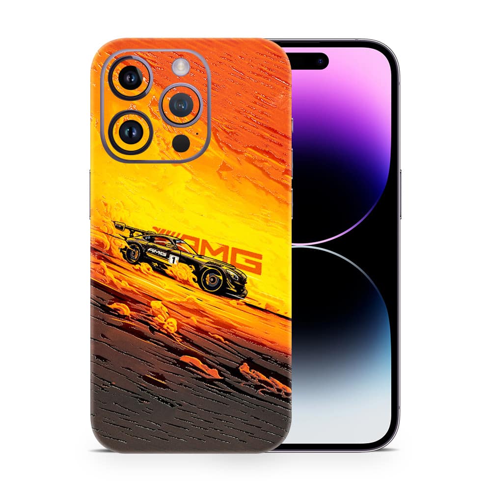 Iphone 14 pro mercedes amg 3d skin wrapitskin