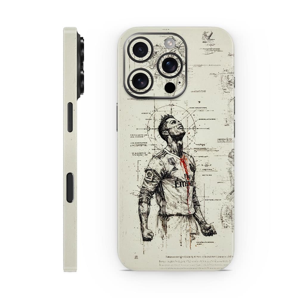 Iphone 16 pro ronaldo 3d skin wrapitskin