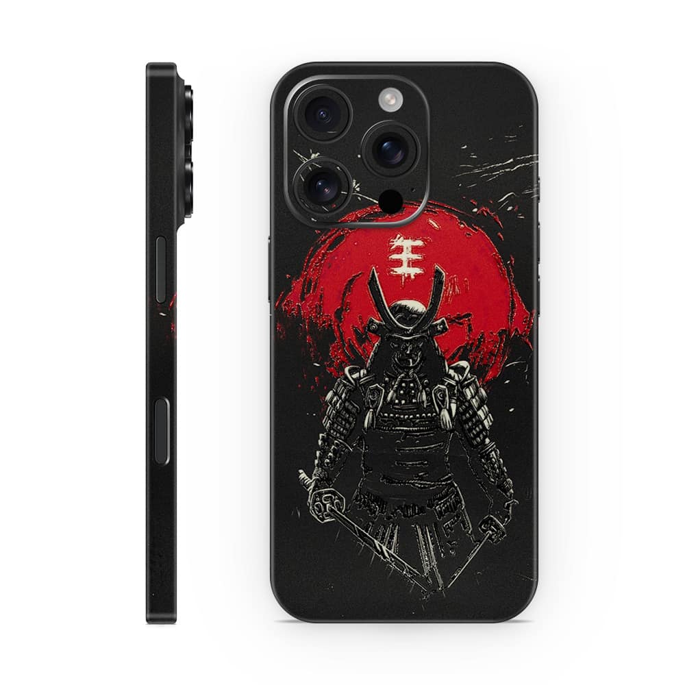 Iphone 16 pro samurai 3d skin wrapitskin