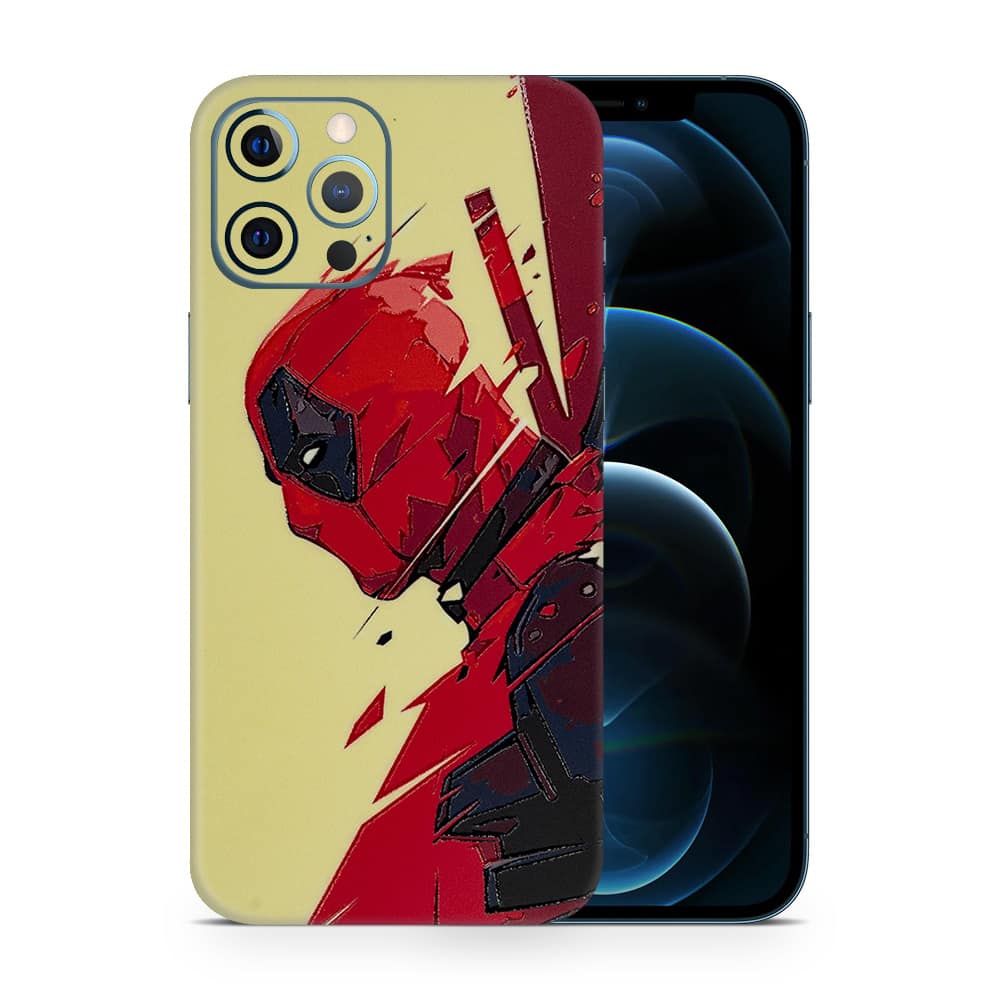 Iphone 12 pro deadpool art 3d skin wrapitskin
