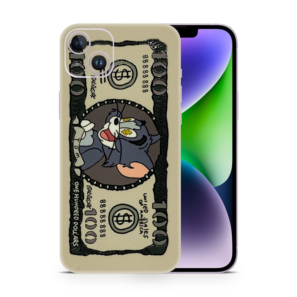 Iphone 14 plus tom dollar 3d skin wrapitskin
