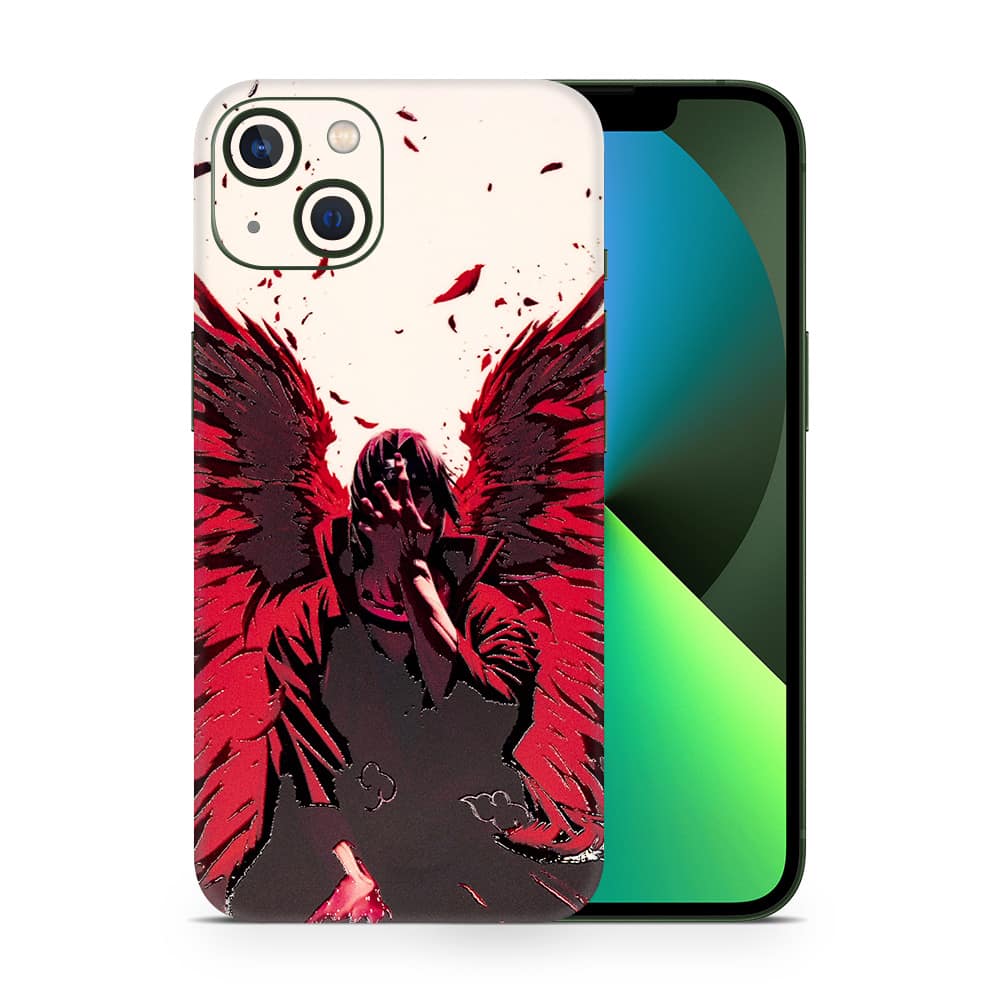 Iphone 13 mini crimson angel 3d skin wrapitskin