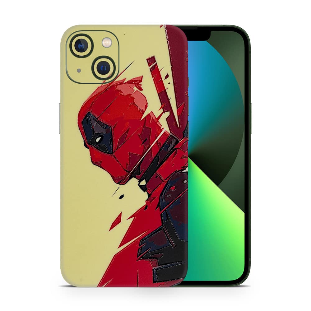 Iphone 13 mini deadpool art 3d skin wrapitskin