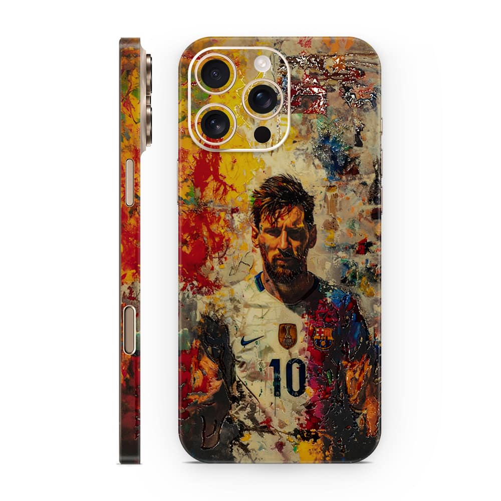 Iphone 16 pro max lionel messi 3d skin wrapitskin