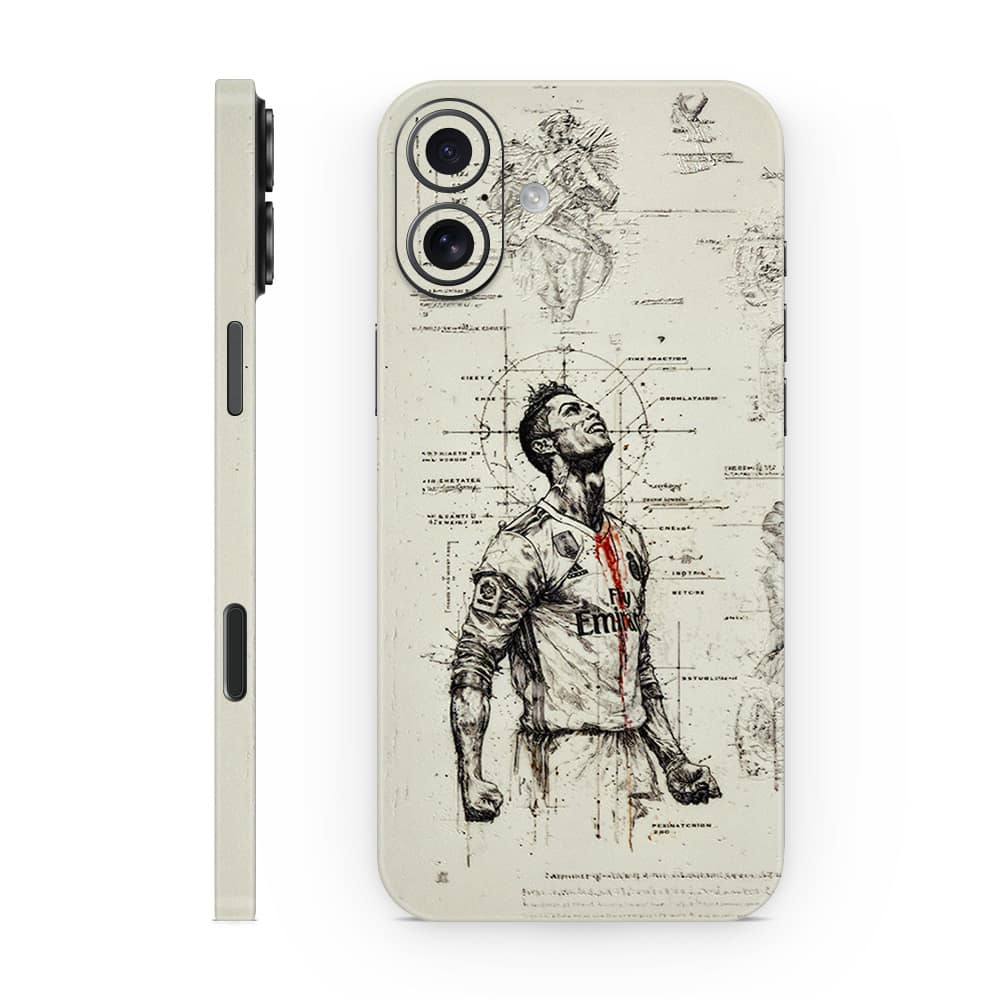 Iphone 16 plus ronaldo 3d skin wrapitskin
