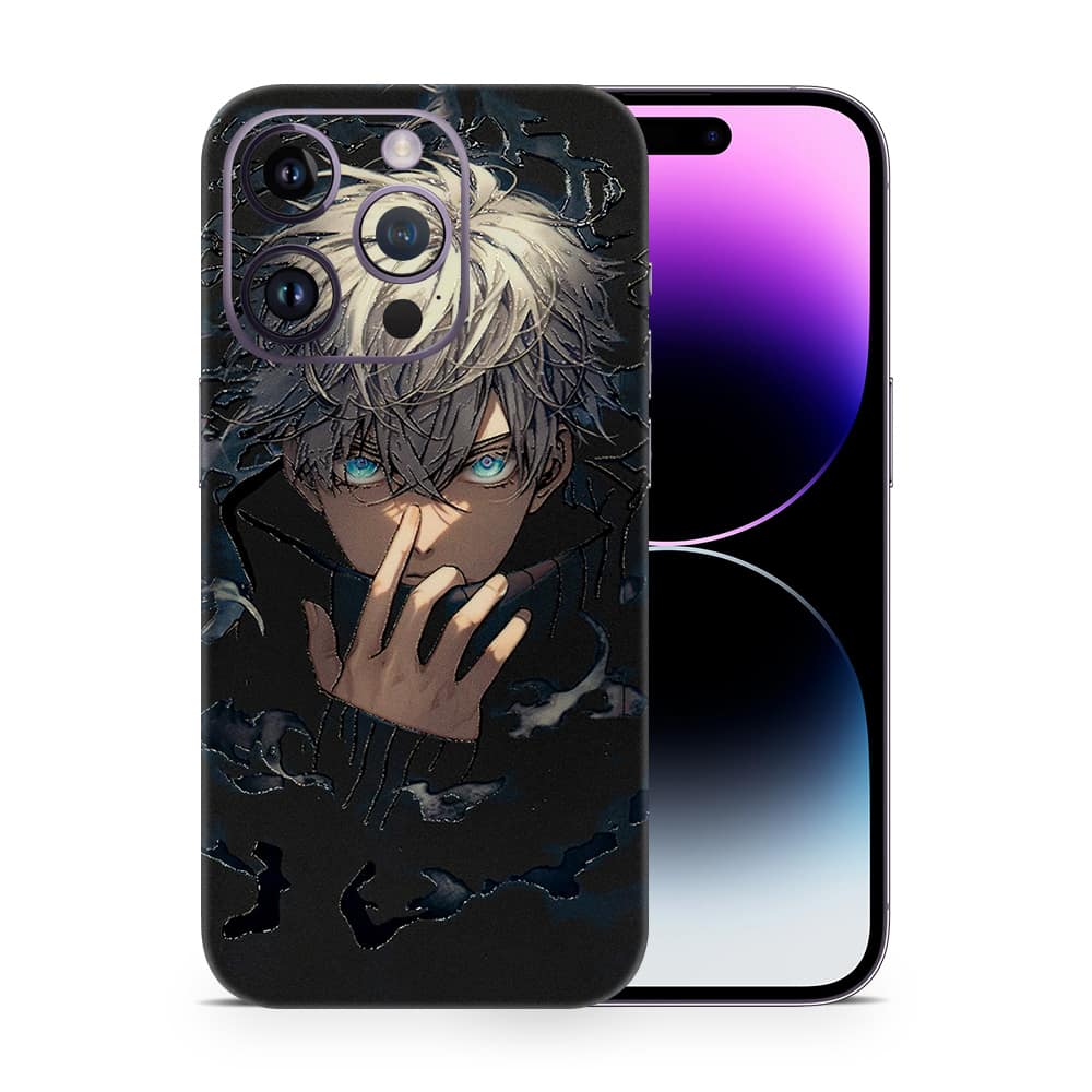 Iphone 14 pro satoru gojo 3d skin wrapitskin