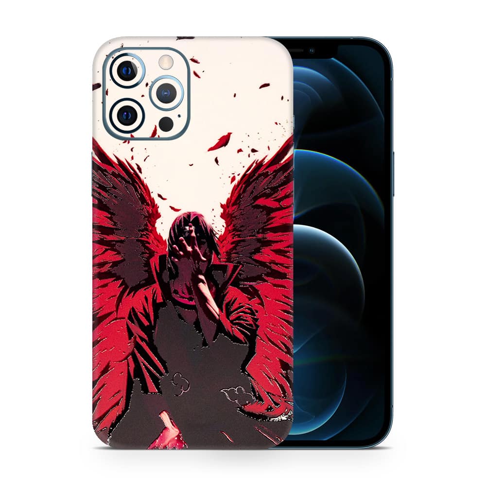Iphone 12 pro max crimson angel 3d skin wrapitskin