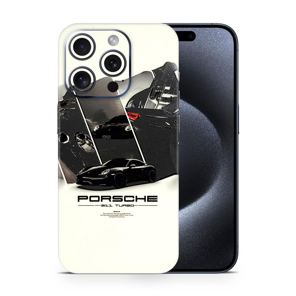 Iphone 15 pro porsche 911 turbo 3d skin wrapitskin