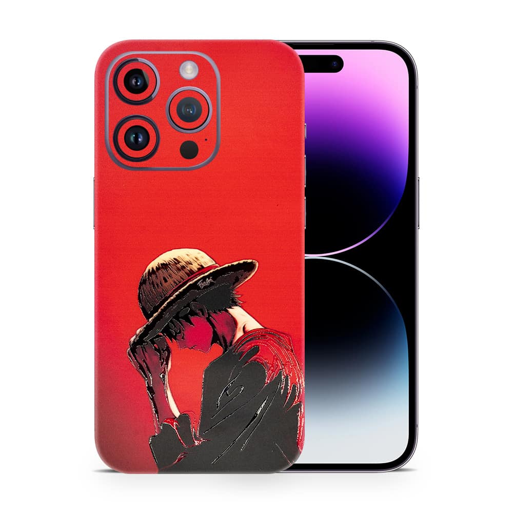 Iphone 14 pro straw hat 3d skin wrapitskin