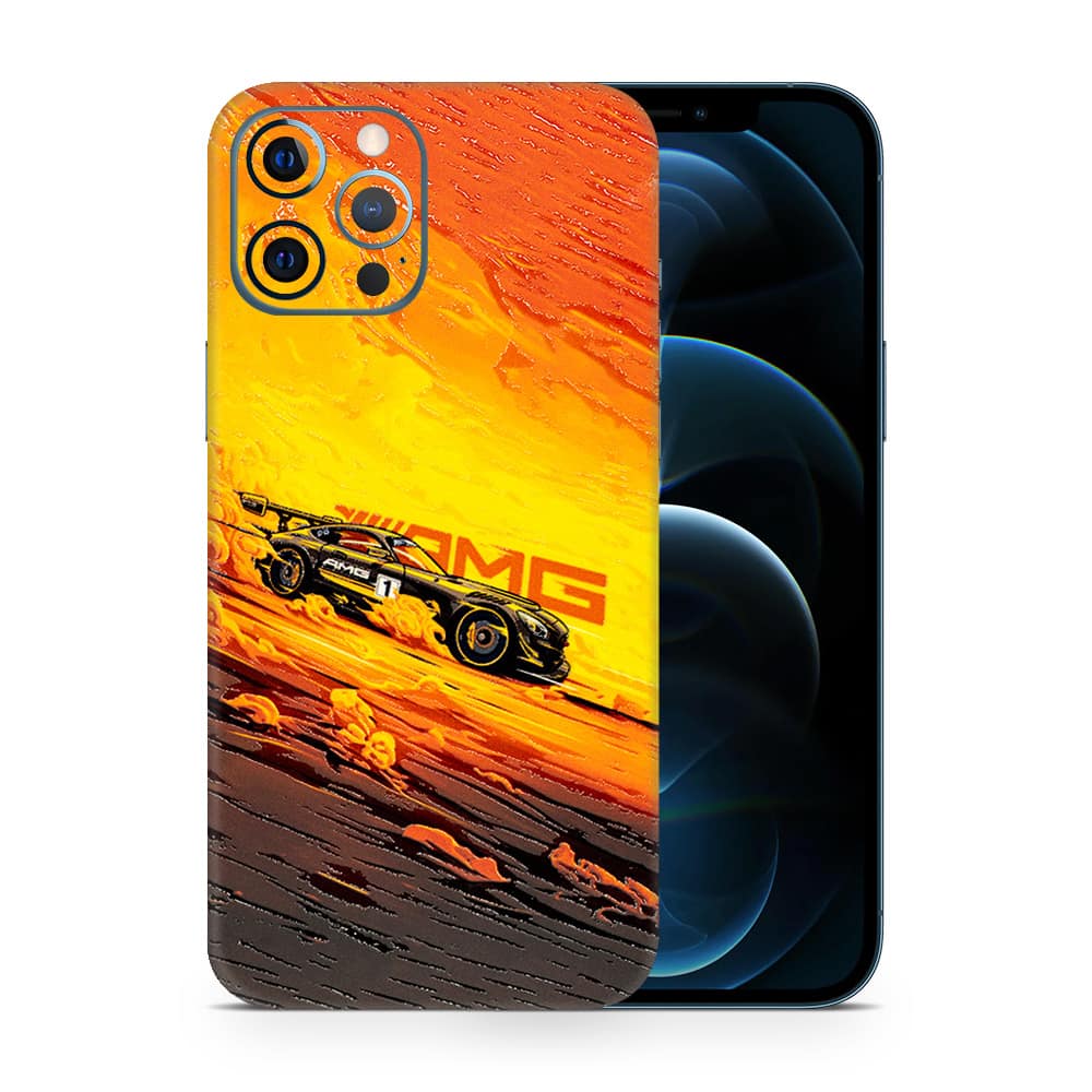 Iphone 12 pro mercedes amg 3d skin wrapitskin