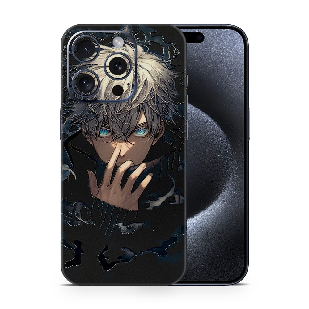 Iphone 15 pro satoru gojo 3d skin wrapitskin