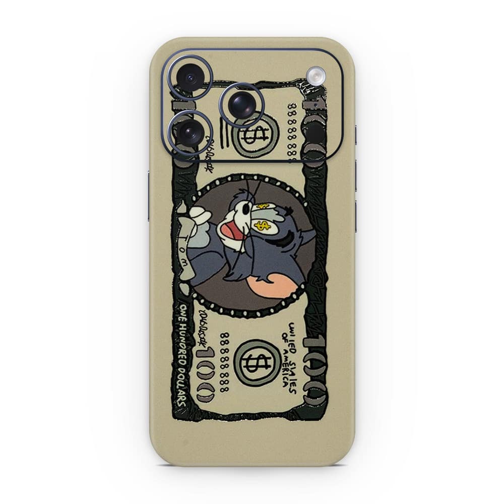 Iphone 17 pro tom dollar 3d skin wrapitskin