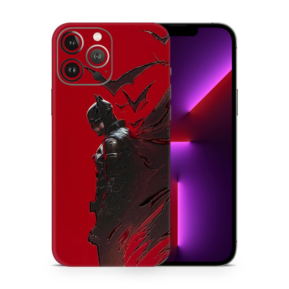 Iphone 13 pro max red knight 3d skin wrapitskin