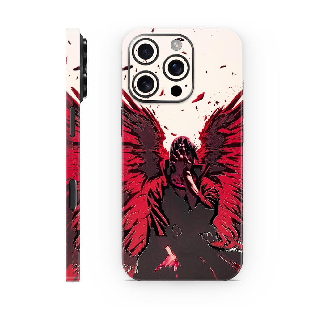 Iphone 16 pro crimson angel 3d skin wrapitskin