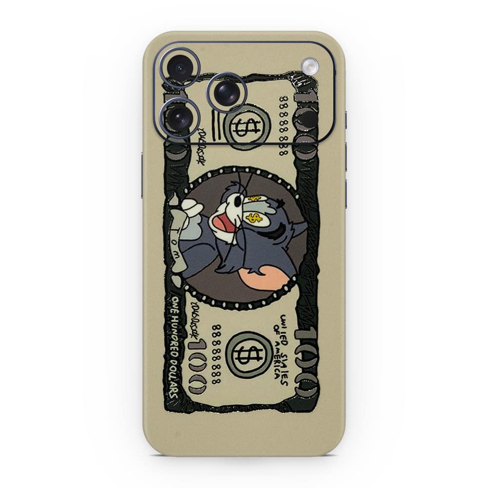 Iphone 17 pro max tom dollar 3d skin wrapitskin
