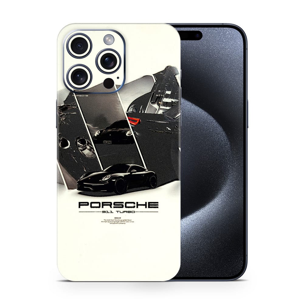 Iphone 15 pro max porsche 911 turbo 3d skin wrapitskin