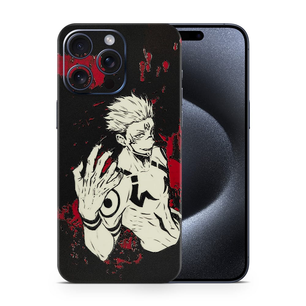 Iphone 15 pro max ryomen sukuna 3d skin wrapitskin