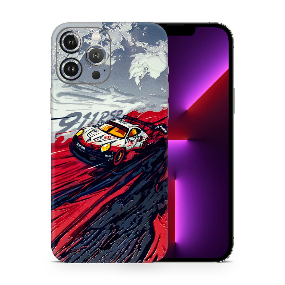 Iphone 13 pro 911 rsr 3d skin wrapitskin