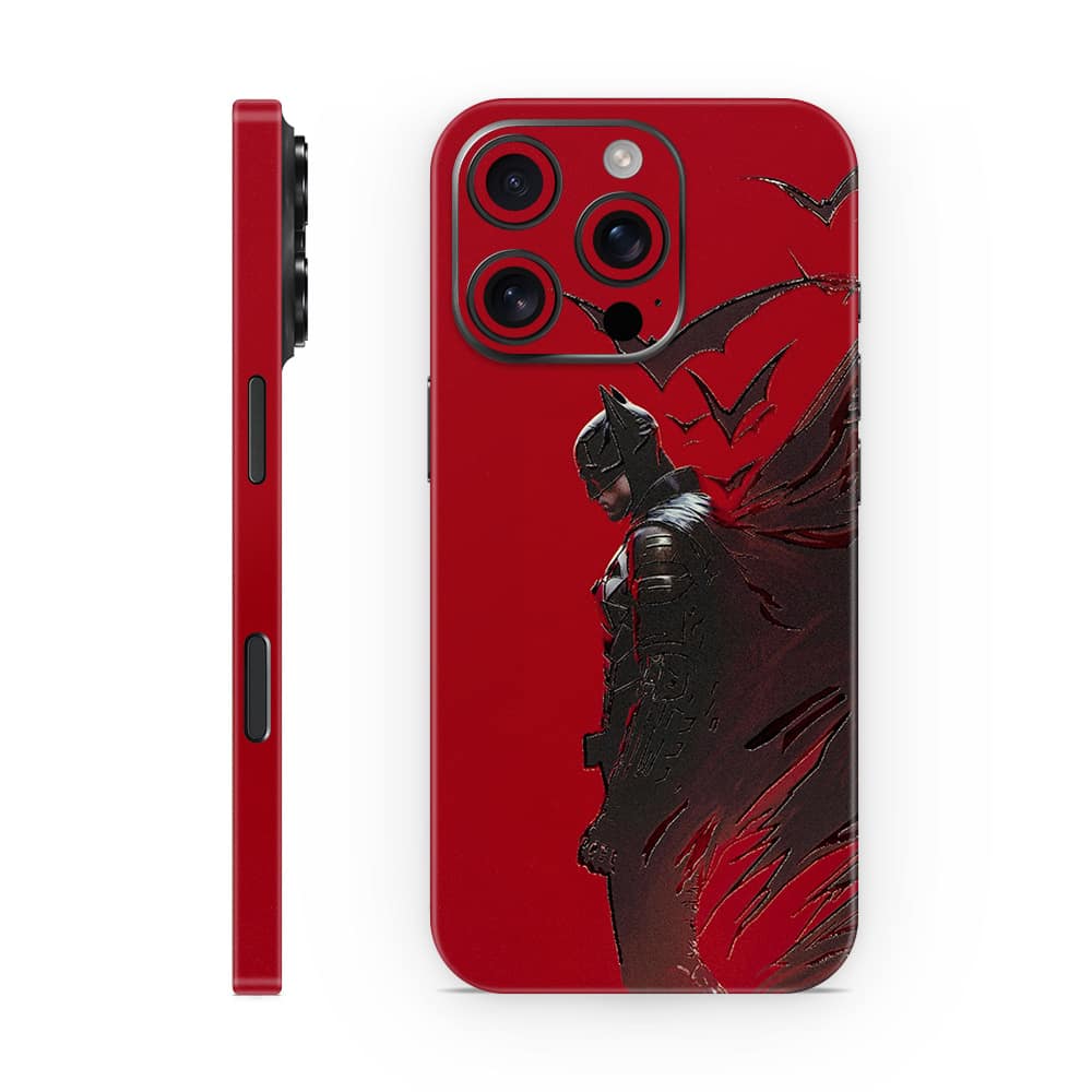 Iphone 16 pro red knight 3d skin wrapitskin