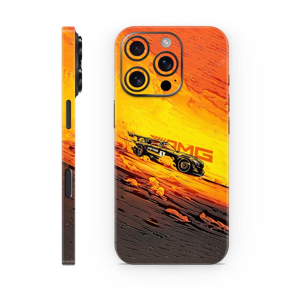 Iphone 16 pro mercedes amg 3d skin wrapitskin