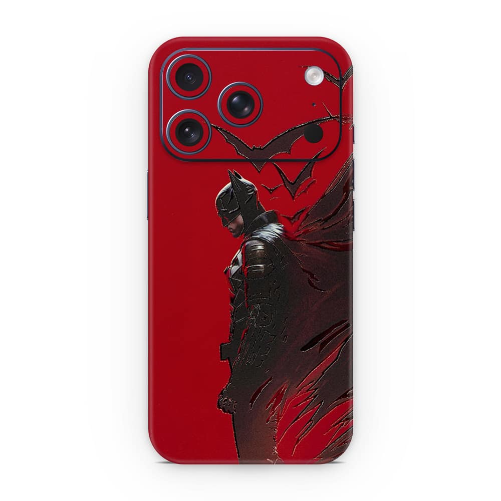 Iphone 17 pro red knight 3d skin wrapitskin