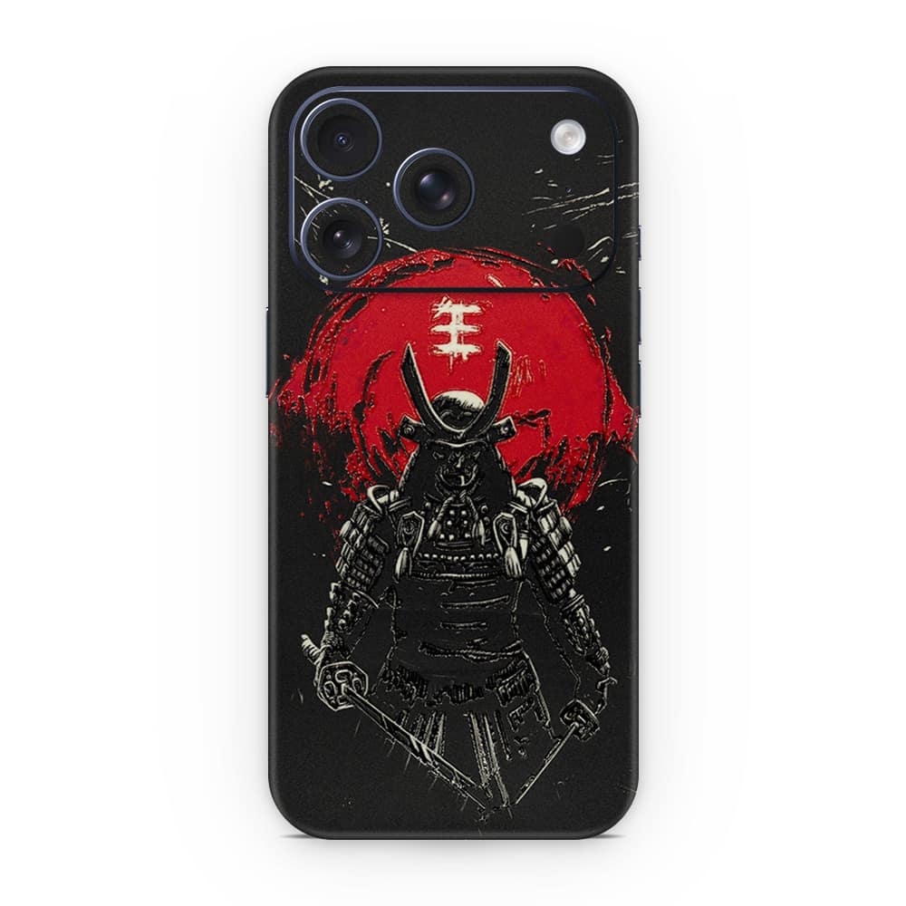 Iphone 17 pro samurai 3d skin wrapitskin
