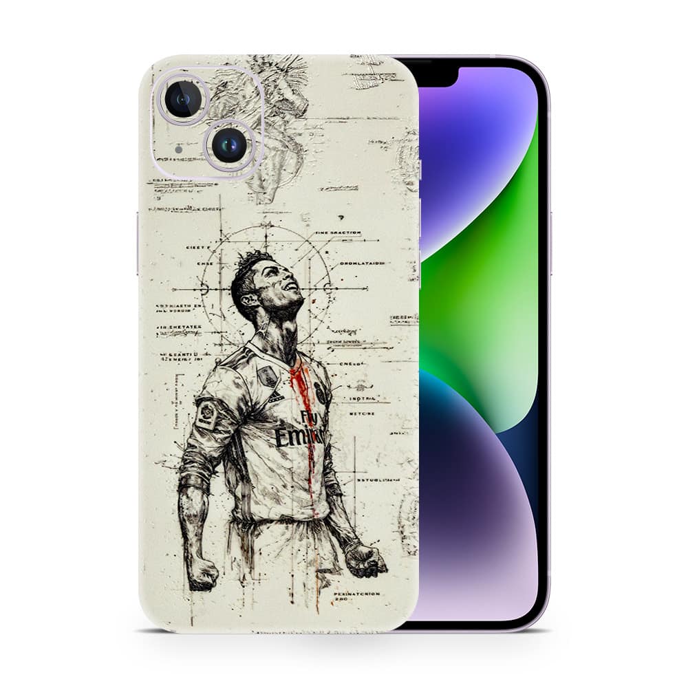 Iphone 14 ronaldo 3d skin wrapitskin