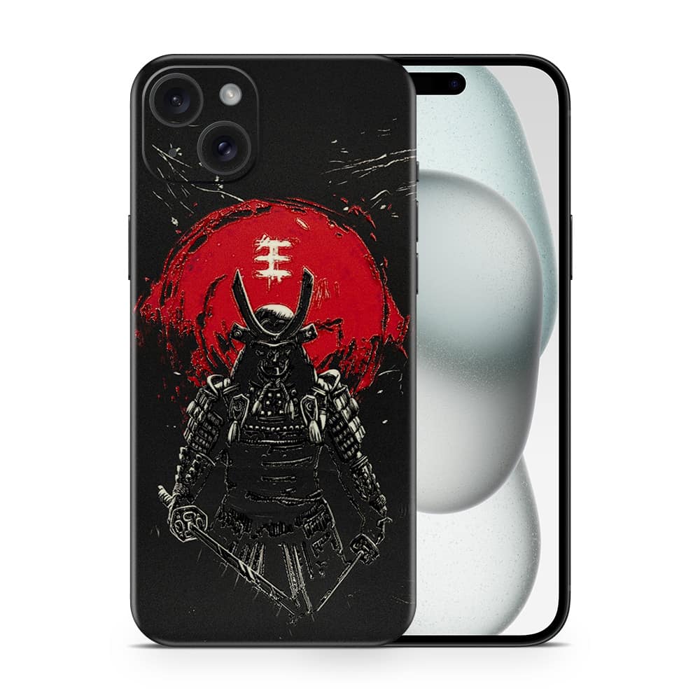 Iphone 15 plus samurai 3d skin wrapitskin