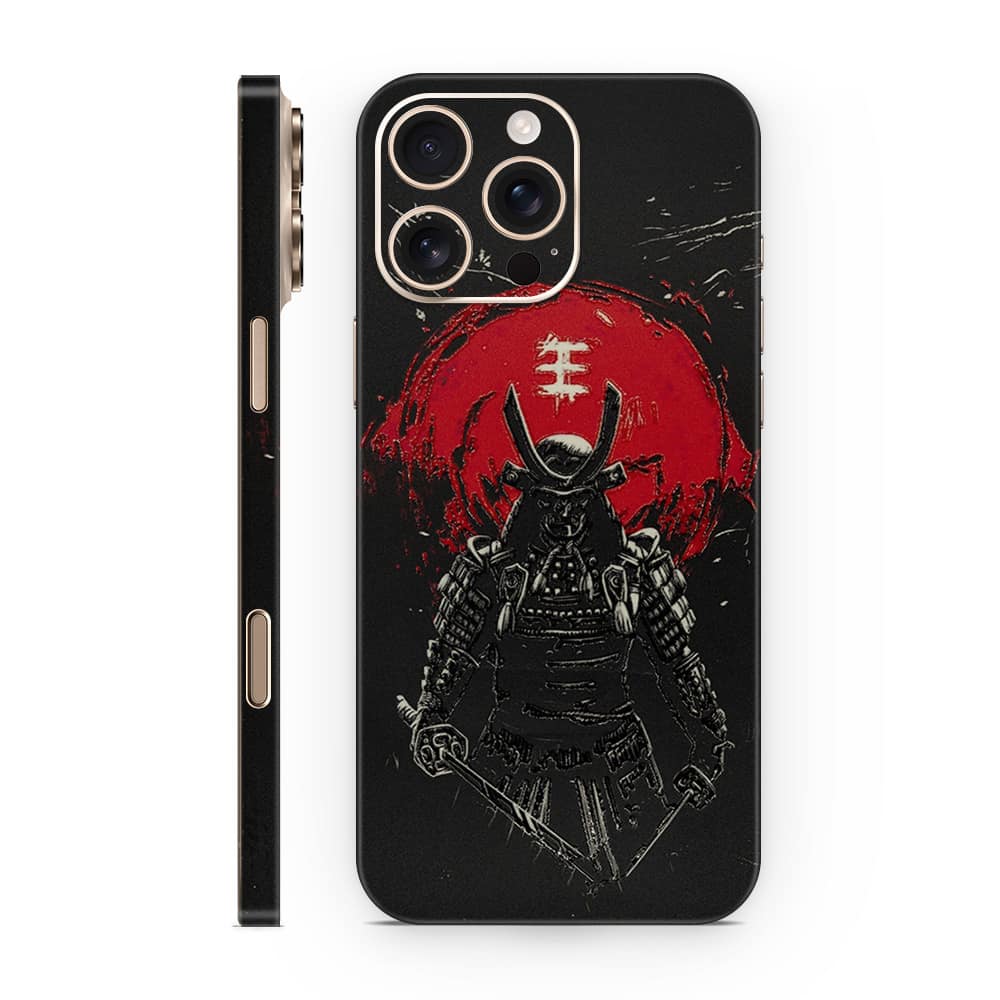 Iphone 16 pro max samurai 3d skin wrapitskin