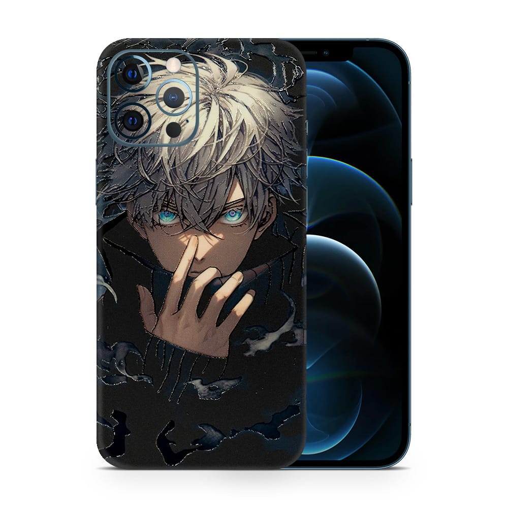 Iphone 12 pro max satoru gojo 3d skin wrapitskin