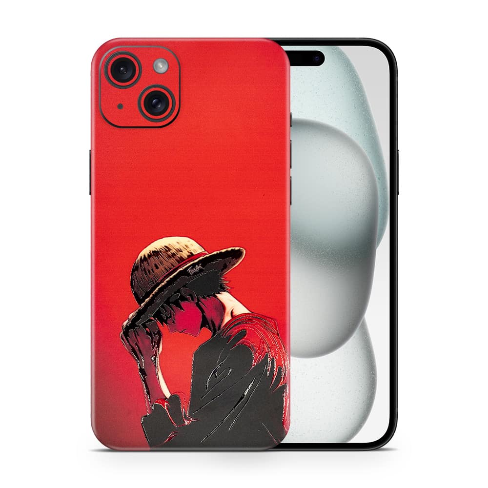 Iphone 15 plus straw hat 3d skin wrapitskin